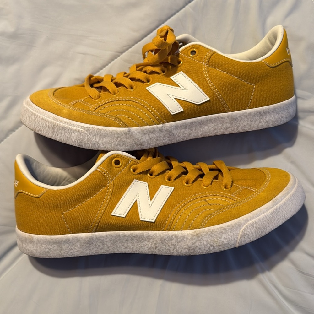 New Balance Numeric Mustard Yellow Sneakers